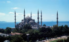 Turkey Istanbul the Sultan Ahmet or Blue Mosque built by Mehmet Aga in 1609-1617 AD